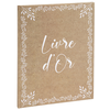 EXACOMPTA 47234E - LIVRE D'OR 100 PAGES TRANCHE OR - FORMAT 27 X 22 CM