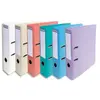 Classeur Exacompta à levier 32x29cm PVC Dos 50mm Lilas
