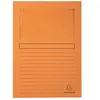 Sous-dossier Exacompta Forever Fenêtre transparente Orange A4 100 Pièces