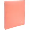 Classeur - Exacompta - Chromaline - Polypro - 4 anneaux - Corail