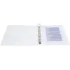 Exacompta Classeur 4 Anneaux A4 Maxi Kreacover DiamÃ¨tre Anneaux 50 Mm - Blanc