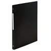 EXACOMPTA Classeur 4 anneaux A4 Opaque Polypropylène Noir