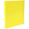 Exacompta Classeur rembordé polypropylène 4 anneaux 30mm - A4 - Jaune - Lot de 20