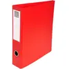 Classeur Exacompta pvc 4 anneaux - dos 50mm + porte étiquette - rouge