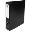 Classeur Exacompta pvc 4 anneaux - dos 50mm + porte étiquette - noir