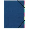 EXACOMPTA Trieur, A4, carton, 7 compartiments, bleu ()