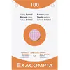 Exacompta Fiche Bristol couleurs assorties Q 5x5 100 feuilles 10 x 15 cm