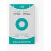 EXACOMPTA Etui de 100 fiches bristol 125x200 mm quadrillées et perforées Blanc