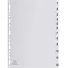 Merkloos / Sans marque Intercalaires Exacompta polypropylène A4 12 Positions 1-12