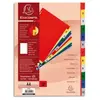 Intercalaires Exacompta Polypro 12 positions A4