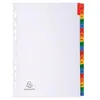 Intercalaire alphabétique Exacompta - carte blanche 170g - A4