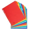 Intercalaires A4+ - 12 positions - Carte lustrée 400g - Exacompta