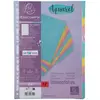 EXACOMPTA Intercalaires 12 positions A4 Carte Lustrée 400 g/m² Aquarel