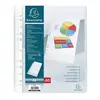 EXACOMPTA 50 Pochettes perforées A4 Polypropylène grainé 5x100e