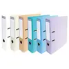 Exacompta 10 Classeur à levier PVC A4 dos de 70mm. - Couleurs assorties