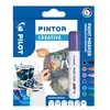 Set de 6 marqueurs Pilot Pen Pintor fun pointe moyenne