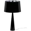 Lampe design, Lampe à poser Totem Noir en Metal, Aluminor