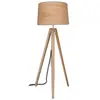 Lampadaire design Essence en bois naturel Aluminor