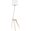 Lampadaire Trio 2 ALUMINOR  Bois / Métal / Tissus