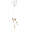 Lampadaire Trio 2 ALUMINOR  Bois / Métal / Tissus
