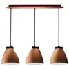 Aluminor CLARELLE S-Suspension Métal 3 lumières L58cm