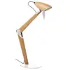 Aluminor Lora lampe de bureau LED, bois, grise