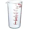 Pyrex - Verre doseur - 0.5 l - translucide et rouge