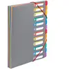 Trieur document A4 RAINBOW TOUCH Viquel Polypropylène Gris