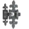Bouvet Targette à pène plat - fer patiné - 680 BRICOZOR