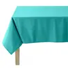 Coucke - Nappe rectangle unie Turquoise - Traité TEFLON- 150 x 190 cm