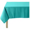 Coucke Nappe Rectangle Uni Turquoise Coton 160 x 240 cm