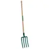 Fourche à bêcher 4 dents LEBORGNE 30 cm manche pomme bois