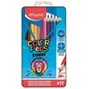 12 crayons de couleur maped color'peps boîte métal