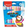 Feutre effaçable - Maped - COLOR PEPS OOPS - Étui de 12 - Pointe conique - Assorti