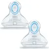 Lot 2 tétines silicone first choice + t2 epais xl - nuk