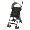 LOOPING Poussette Canne Fixe avec Canopy (Chiné Noir)