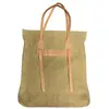 Sac Bandouliere Pare Gabia  Cabas en Toile de Jute et Cuir