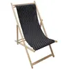 JARDIN PRIVE - Chilienne dralon geometric noir - toile amovible.
