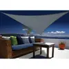 JARDIDECO Voile d'ombrage triang. 3,60 m ardoise - 180g/m²