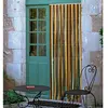 Morel Rideau de porte Antilles en polyéthylène - 90x220 cm - brun et beige