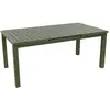 JARDILINE Table Santorin 180-240x100 Structure aluminium, allonge automatique