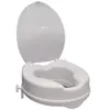 Réhausse WC PMR PELLET plastique blanc avec abattant 10 cm