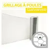 Cloture&jardin - Grillage Triple Torsion Galvanisé - Maille Hexa 40mm ...