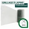 Cloture&jardin - Grillage Soudé Vert - Maille Carrée 13mm - Longueur 5...