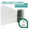 Grillage Soudé Vert - Maille Carrée 20mm - Longueur 10m - 1 mètre