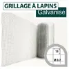 Grillage Soudé Galvanisé - Maille Carrée 13mm - Longueur 10m - 0,50 mè...