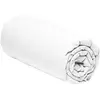 Home Collection - Drap housse 100% Percale de Coton blanc 180x200 cm