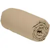 Drap Housse 160x200 + 30 cm 100% Percale de Coton 80 Fils Lin
