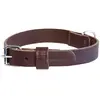 MARTIN SELLIER Collier Bords Ronds Marron