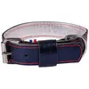 Collier pour chien en cuir Martin Sellier Dakota Bleu 35/60 cm 3005416